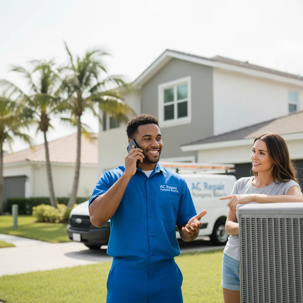 AC Repair Pompano Beach customer support in Polo